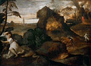 Orfeus och Eurydike, ca. 1505-1510.