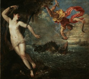 Perseus och Andromeda, ca 1555.