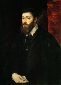 Porträtt av kejsar Karl V 1500-1558, 1549. av Titian