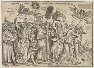 Profeterna I och Adam och Eva, ca 1511 av Tiziano Vecelli