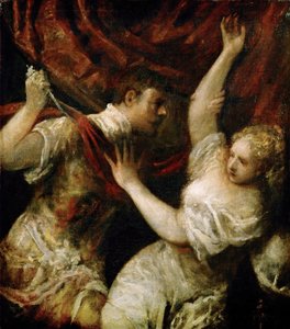 Tarquinius och Lucretia, ca. 1575