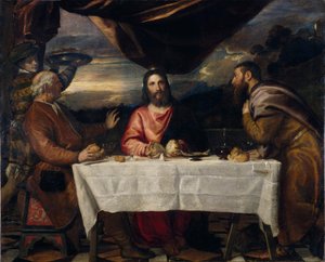 Nattvarden i Emmaus av Titian