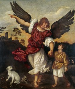 Tobias och ängeln, ca 1521-1525.