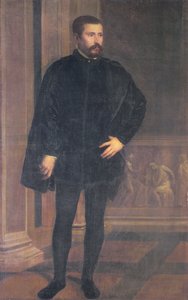 Porträtt av Diego Hurtado de Mendoza (1503-75), spansk politiker