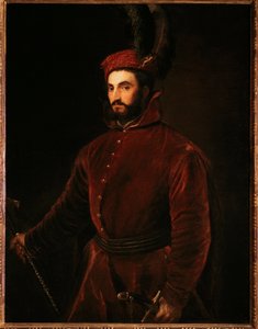 Porträtt av Ippolito de Medici av Tiziano Vecelli
