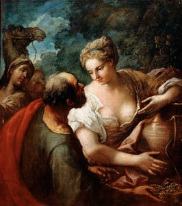 Rebecka vid brunnen, 1500-talet av Tiziano Vecelli