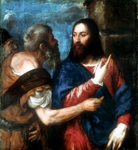 Hyllningspengarna, 1560-1568 av Tiziano Vecelli