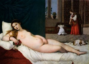 Venus av Urbino, c1538, 1937 av Tiziano Vecelli