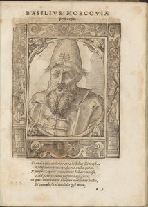 Porträtt av tsaren Ivan IV den förskräcklige 1530-1584 av Tobias Stimmer