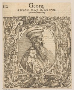 Porträtt av Skanderbeg av Tobias Stimmer