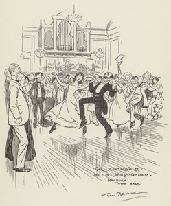 The Cake Walk på en Shilling Hop, Holborn Town Hall av Tom Browne