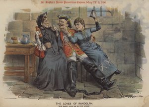 The Loves of Randolph (färg litho) av Tom Merry