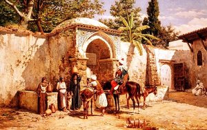 Samtal vid brunnen av Tomas Moragas y Torras