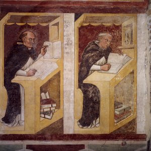 Fyrtio berömda medlemmar av den dominikanska orden av Tomaso da (late 15th century) Modena
