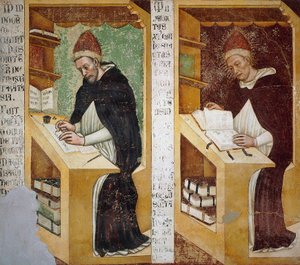 Fyrtio lysande medlemmar av Dominikanerorden av Tomaso da (late 15th century) Modena