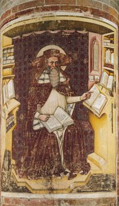 St Jerome, av Tommaso da Modena (1326-1379), San Nicolos kyrka, Treviso
