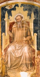 St Romuald av Tommaso da Modena (1326-1379), fresk, kyrkan San Nicolo, Treviso