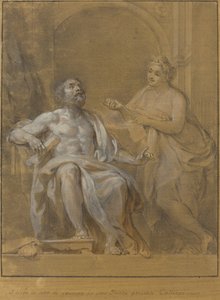 Homer och Calliope av Tommaso Conca
