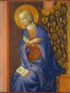 Jungfrun tillkännagav, c. 1430 (tempera på panel) av Tommaso Masolino da Panicale
