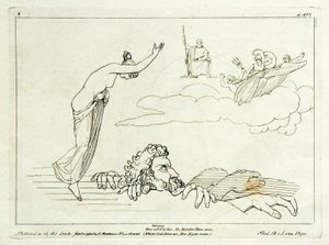 (2) Flaxman Iliaden 1793, graverad 1795, 185 x 251 mm