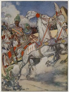 Och den egyptiska armén drog iväg