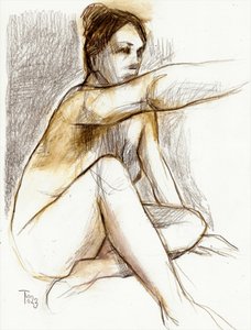 Kontemplativ figurstudie