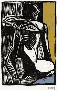 Uttrycksfull abstrakt figur