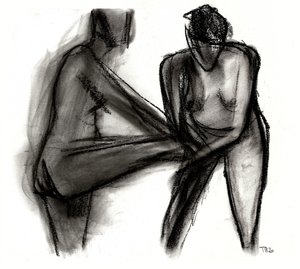 Uttrycksfulla nakenfigurer av Tore Bahnson
