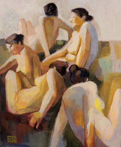Figurer i ett rum I