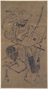 Ichikawa Danj?r? II i en aragoto-roll (grovt spel) av Torii Kiyomasu