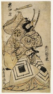 Nakamura Nakazō I och Ichikawa Danjūrō ​​IV. Torii Kiyomitsu I. av Torii Kiyomitsu