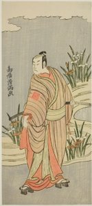 Skådespelaren Ichikawa Yaozo II av Torii Kiyomitsu I