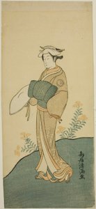 Skådespelaren Segawa Kikunojo II av Torii Kiyomitsu I