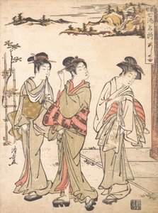 Ashinoyu Spring i Hakone, ca. 1779. av Torii Kiyonaga