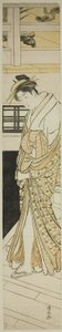 Courtesan nedför trappor av Torii Kiyonaga