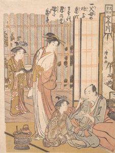 Att glömma barnslig fromhet, ca. 1781. av Torii Kiyonaga
