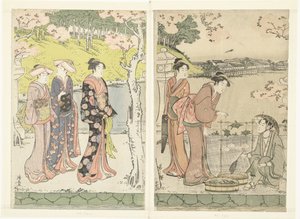 sköldpaddssäljare av Torii Kiyonaga