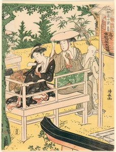 Takata, från serien "Tio sommarscener i Edo (Edo natsu jikkei)" av Torii Kiyonaga
