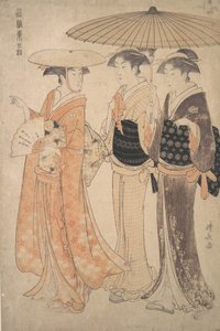 Promenaden. av Torii Kiyonaga