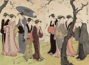 Tredje månaden av Torii Kiyonaga
