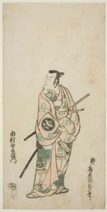 Skådespelaren Ichimura Uzaemon VIII av Torii Kiyonobu II