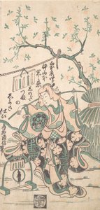 Kvinna från Yamamoto Iwa, byn Ihaku Yamamoto, As Zuma Shinoda, CT, 1747. av Torii Kiyonobu II