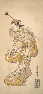 Ichikawa Monnosuke Som en apa mawashi eller en apa bok man, va? 1720-25. av Torii Kiyonobu I