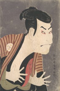 Kabuki-skådespelaren Otani Oniji III som Yakko Edobei i pjäsen The Colored Reins of a..., 6:e månaden, 1794.