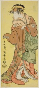 Katsuragi Segawa Kiku no Onna av Toshusai Sharaku