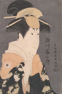 Segawa, Tomi Saburo, Mistelmedlem, Hana Ayame, Bunroku, Soga, 1794. , 1794. av Toshusai Sharaku