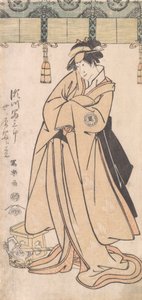 Skådespelaren Segawa Tomisaburo II som Otomos hembiträde Wakakusa, faktiskt Prince Korehito, ..., 1794-7 av Toshusai Sharaku