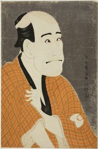 Skådespelaren Arashi Ryuzo II som Ishibe no Kinkichi, långivaren