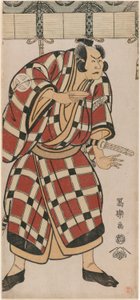Hata no Taizan Taketora - Otani Hiroji III skådespelare av Toshusai Sharaku