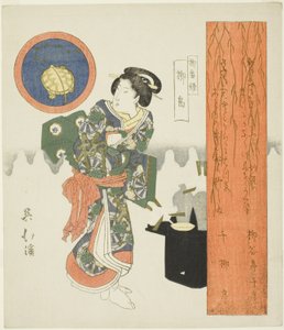 Willow Island (Yanagishima), från serien "A Series of Willows (Yanagi bantsuzuki)" av Totoya Hokkei